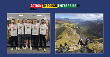 Team walks 10 Peaks Challenge to Fundraise for Action Through Enterprise image