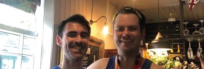 Sean runs 26.2 miles for local charity image