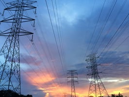uk power grid energy pylons